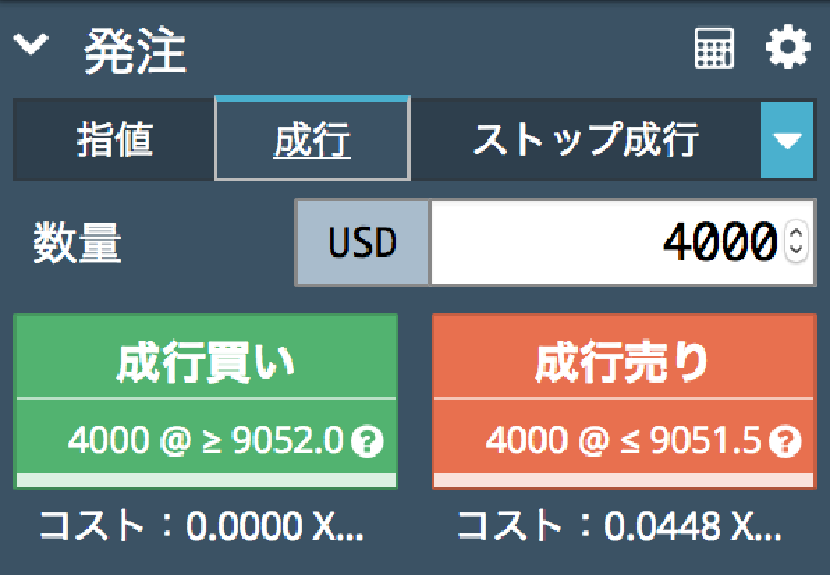 BitMEX 成行