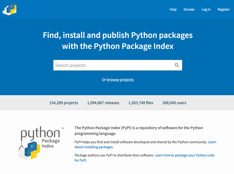 Python Package Index(pypi)