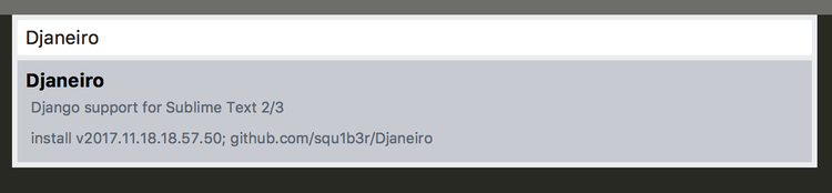 Sublime Text 3 『Djaneiro』のインストール