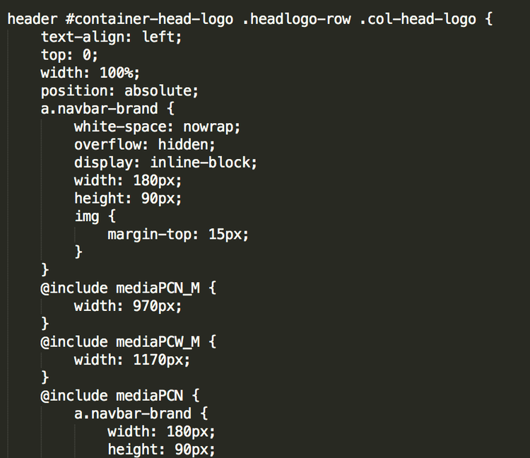 Syntax Highlighting for Sass インストール前
